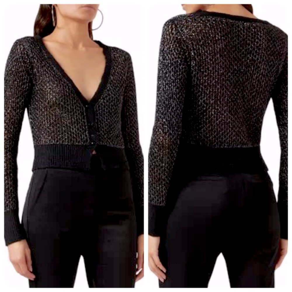Marella Tony Cardigan Viscose Knit V Neck Classy Designer Italy Women’s Medium